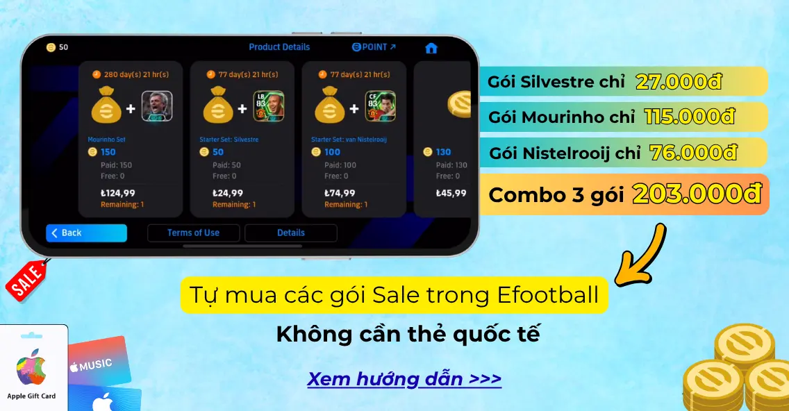 Giá gói Coin Sale từng Pack