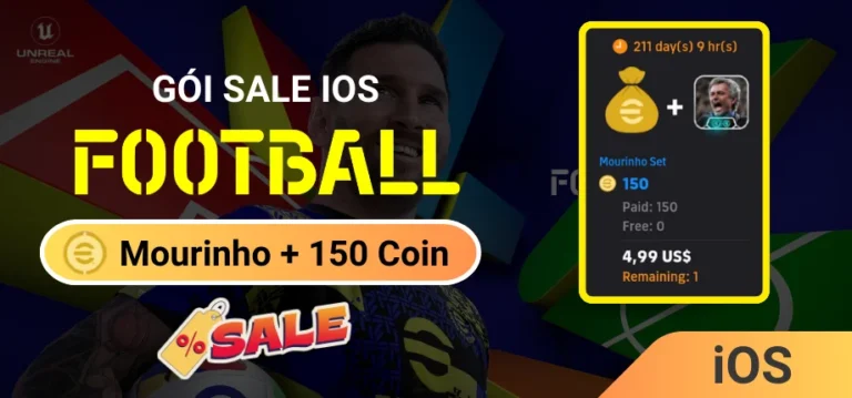 Gói Nạp Game Efootball Mobile - Mourinho + 150 Coin iOS
