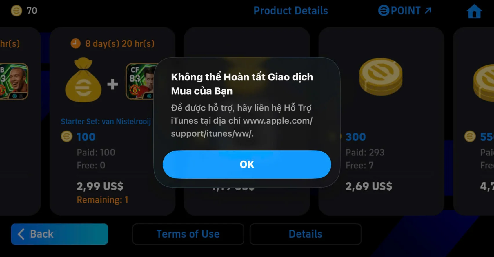 Hướng dẫn Fix lỗi không thể thanh toán bằng số dư trong App Store